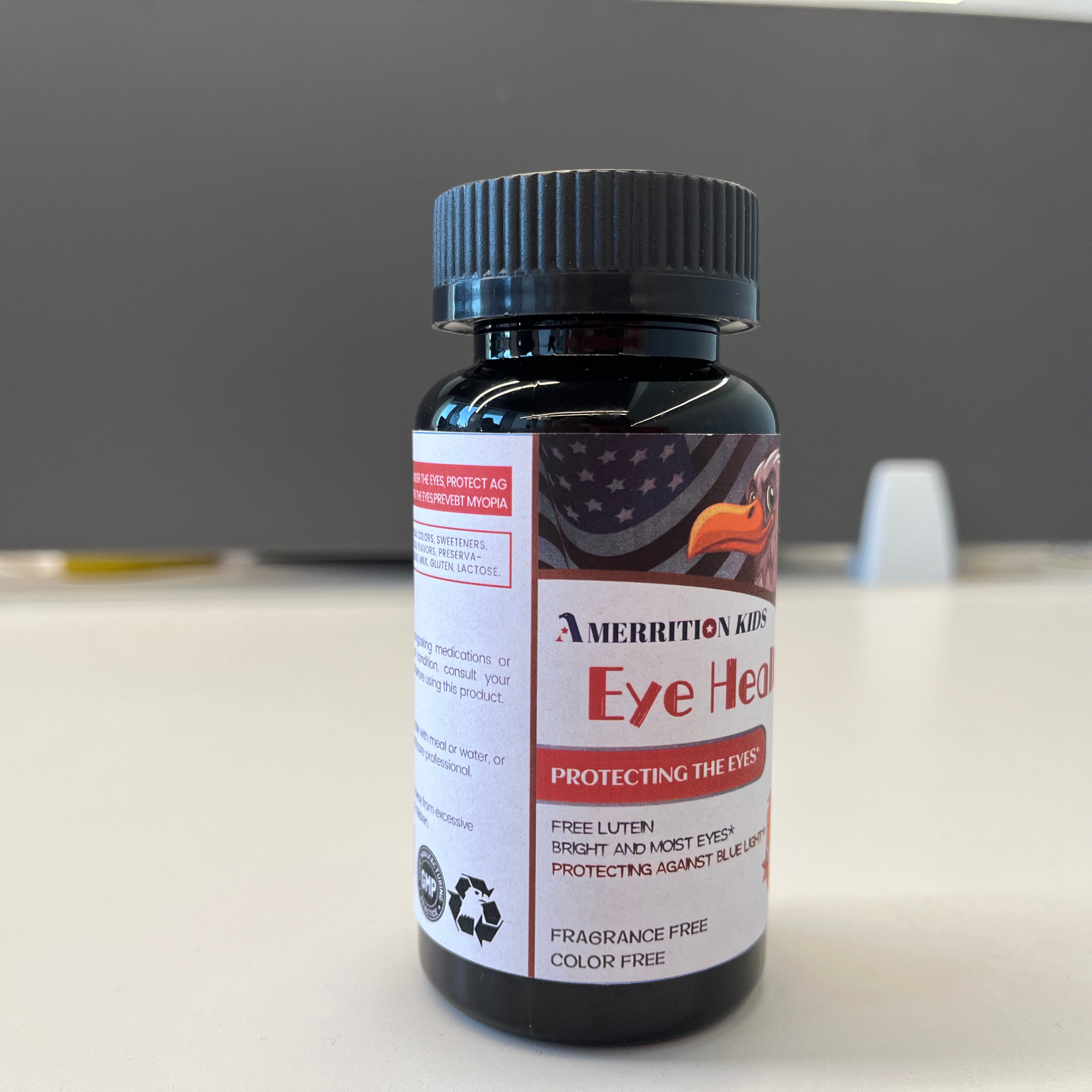 Amerrition Kids Vitamin Supplements - Eye Protection Formula, Free from Gluten and Blue Light