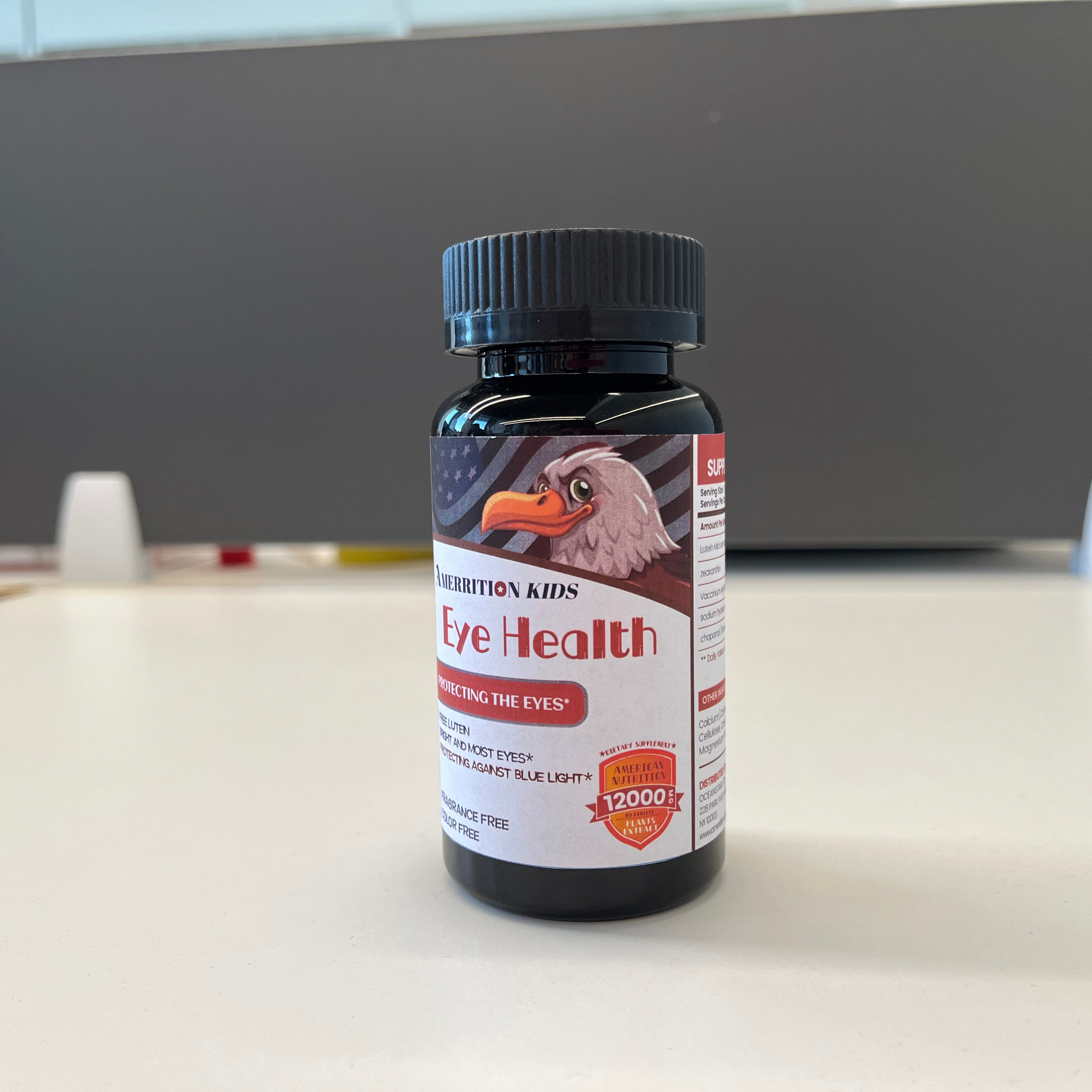 Amerrition Kids Vitamin Supplements - Eye Protection Formula, Free from Gluten and Blue Light