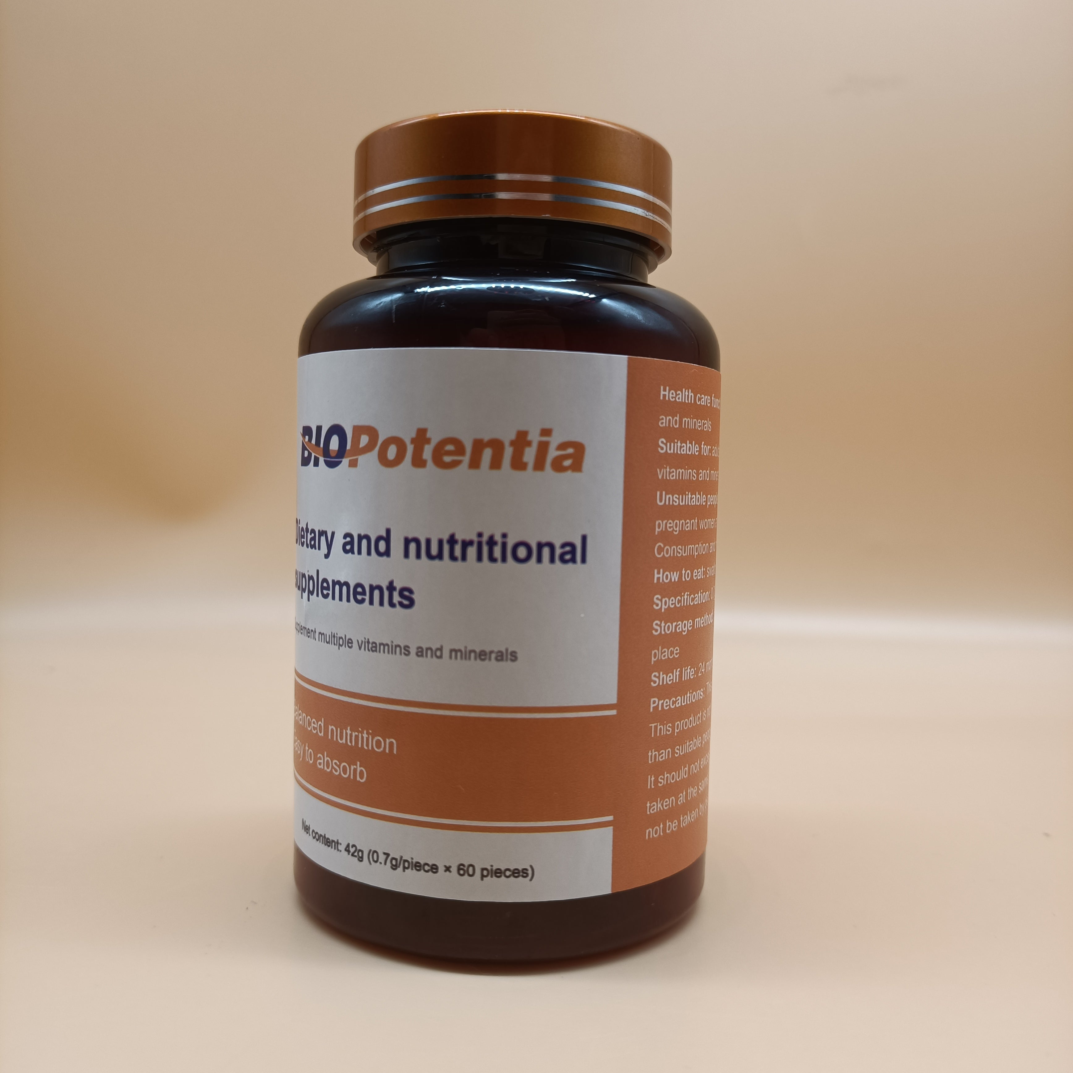 BIO Potentia Dietary and nutritional supplements,Vitamin and Mineral herbal concentrate, dietary supplement, daily nutrition and increased energy