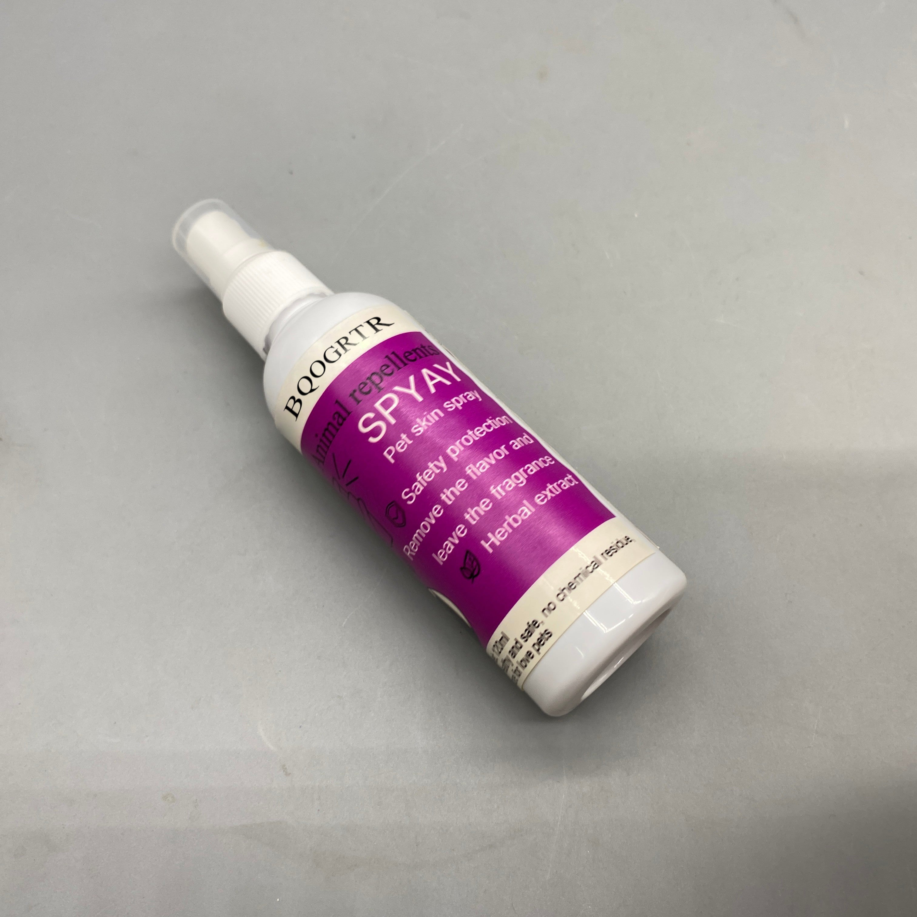 BQOGRTR Animal repellents, 120ml Lemongrass, Camphor & Mint Extracts, No-Rinse Formula, Safe for External Use, Chemical-Free