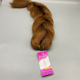 braiday Braids, High-Temperature Synthetic Fiber, Deep Brown, 120cm (Unstretched) / 60cm (Stretched), 1 Set