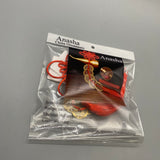 Anasha China Ornaments - Set of 2 - Copper Gourd and Five Antique Coins - Traditional Chinese Knot Design