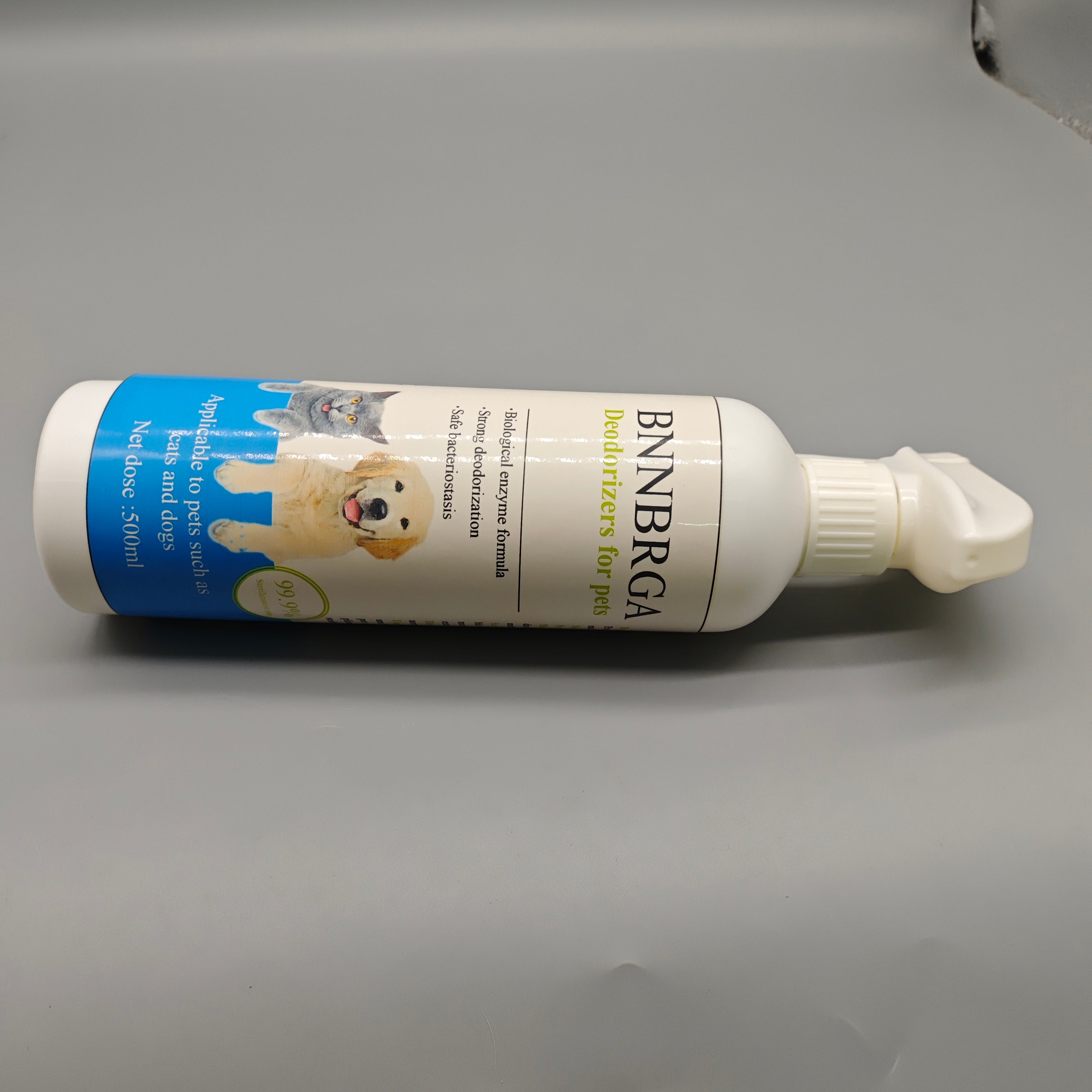BNNBRGA Deodorizers for Pets, 500ml, Bio-Enzyme Formula, 99.9% Sterilization, Safe for Cats & Dogs, Eliminates Odors from Pet Areas