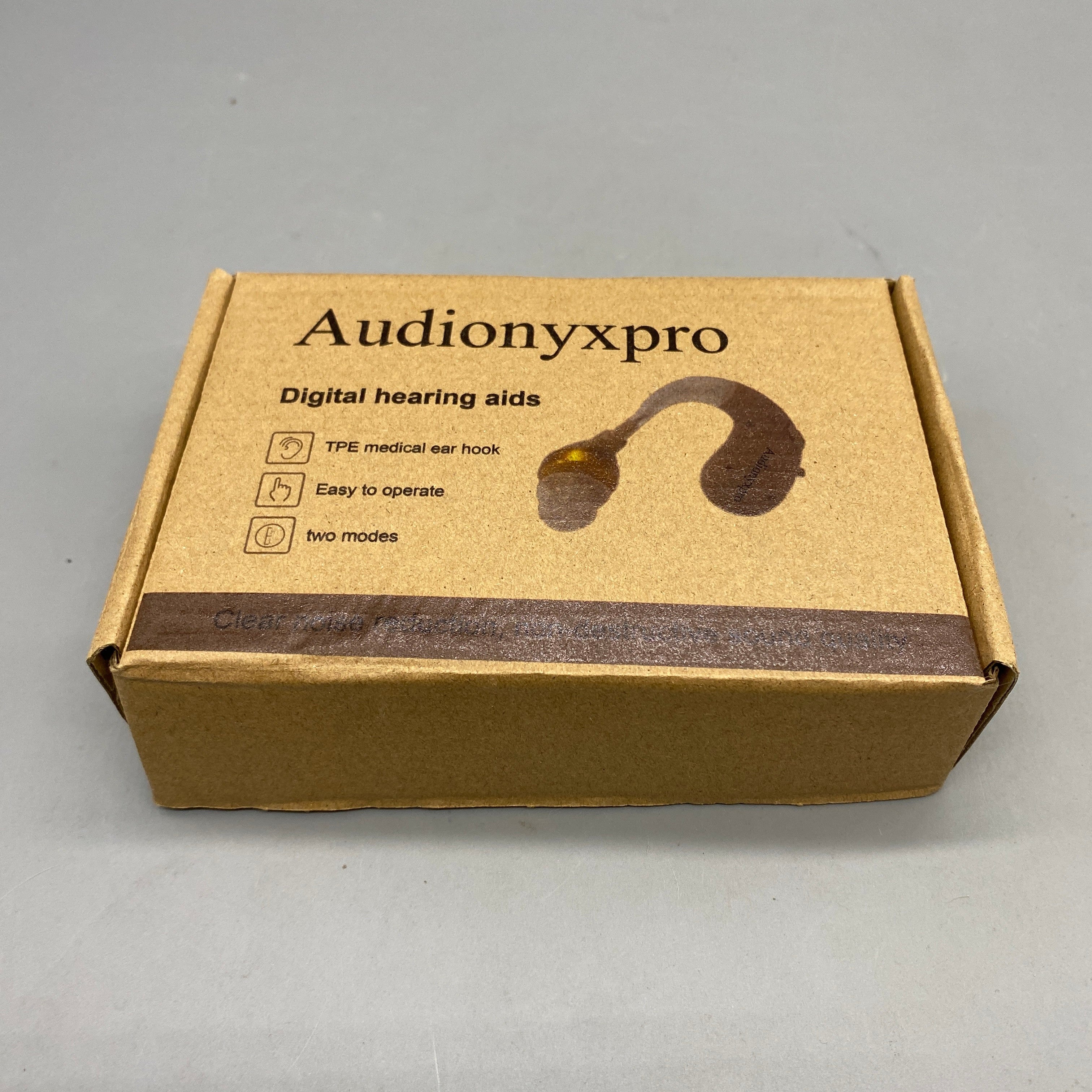 Audionyxpro Digital Hearing Aids, Medical-Grade TPE Ear Hook, Easy Operation, Dual Mode, Compact Design