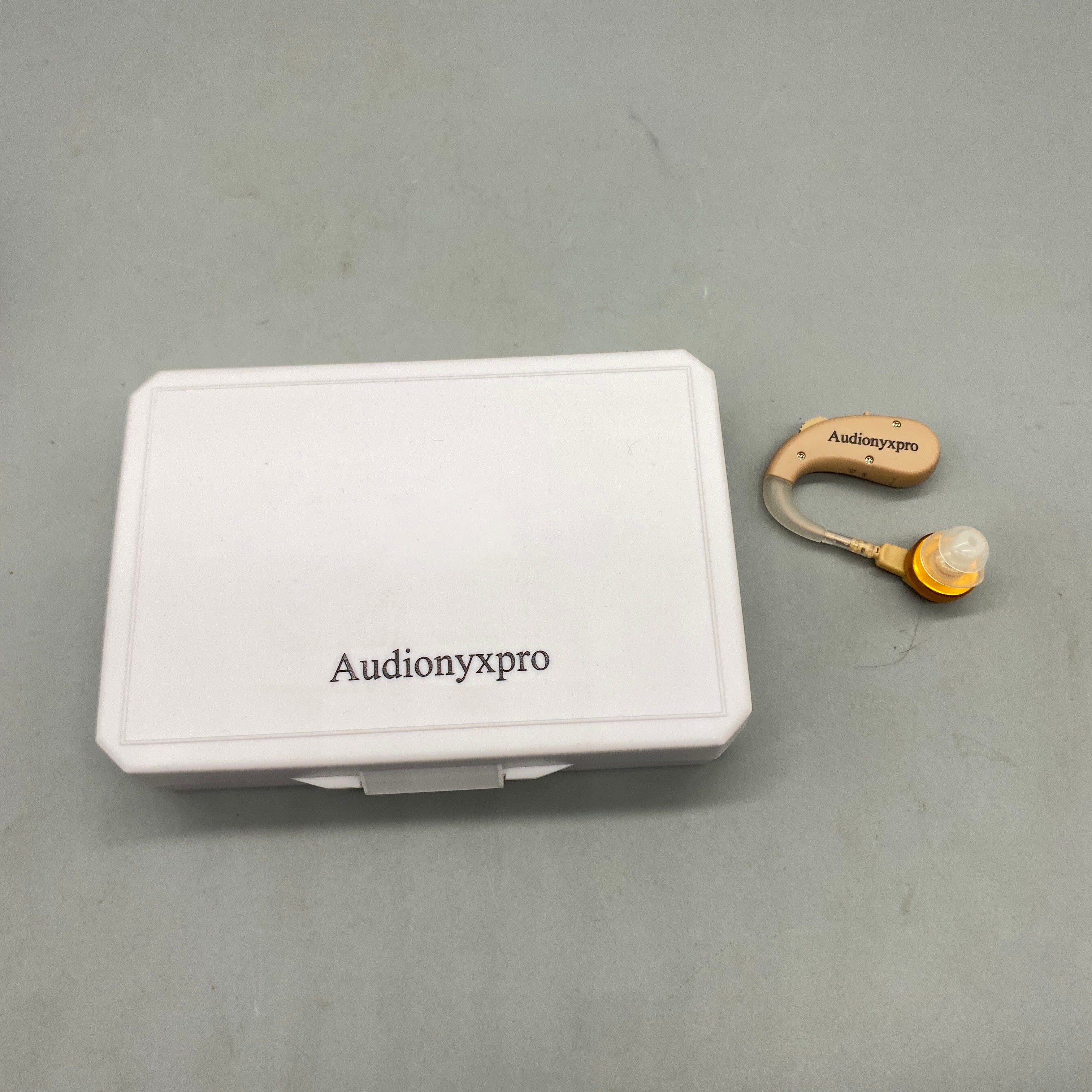 Audionyxpro Digital Hearing Aids, Medical-Grade TPE Ear Hook, Easy Operation, Dual Mode, Compact Design