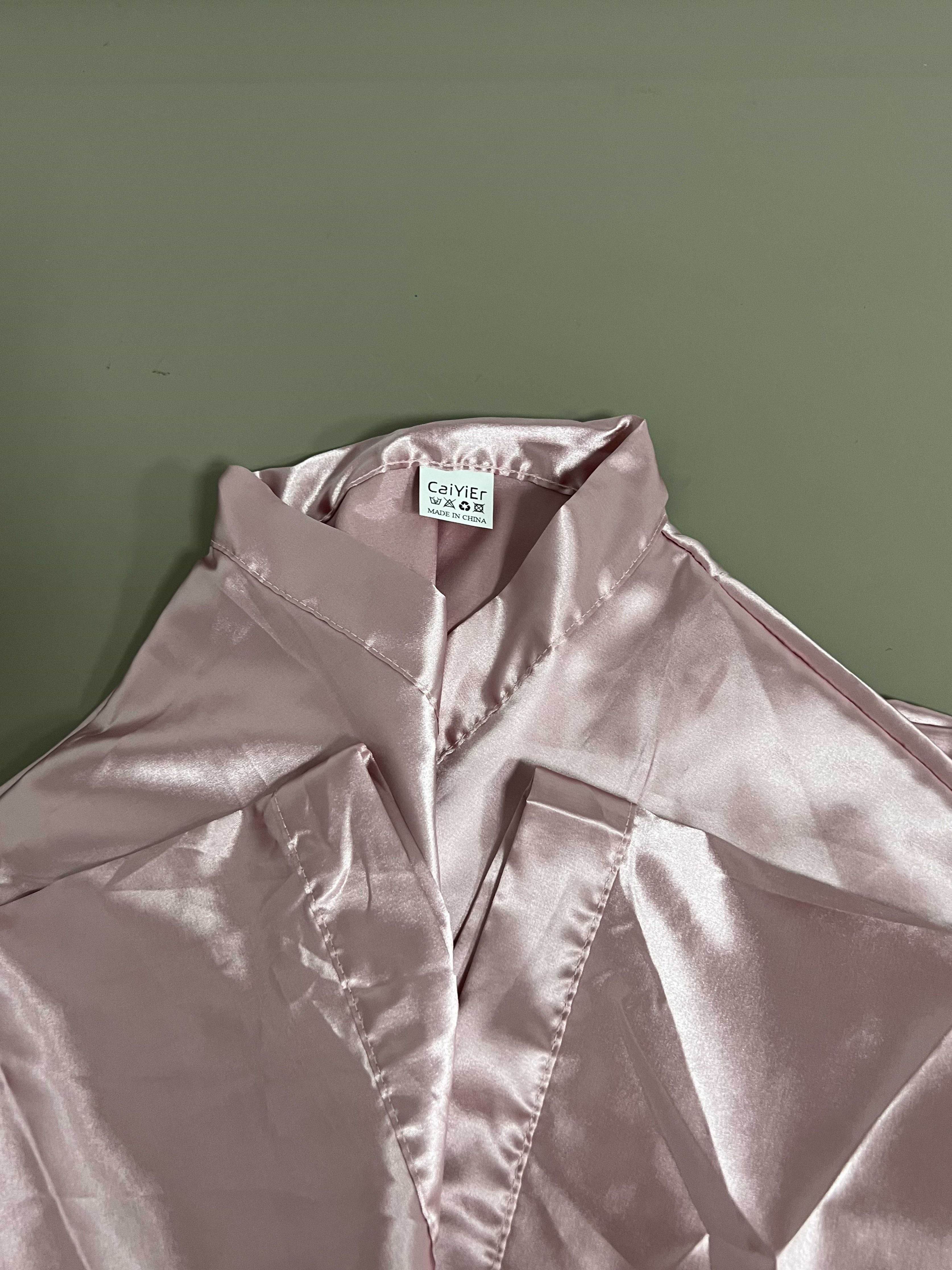 CaiYiEr Dressing Gowns Silk Robes for Women Long Bridesmaid Wedding Party Satin Robes Sleepwear