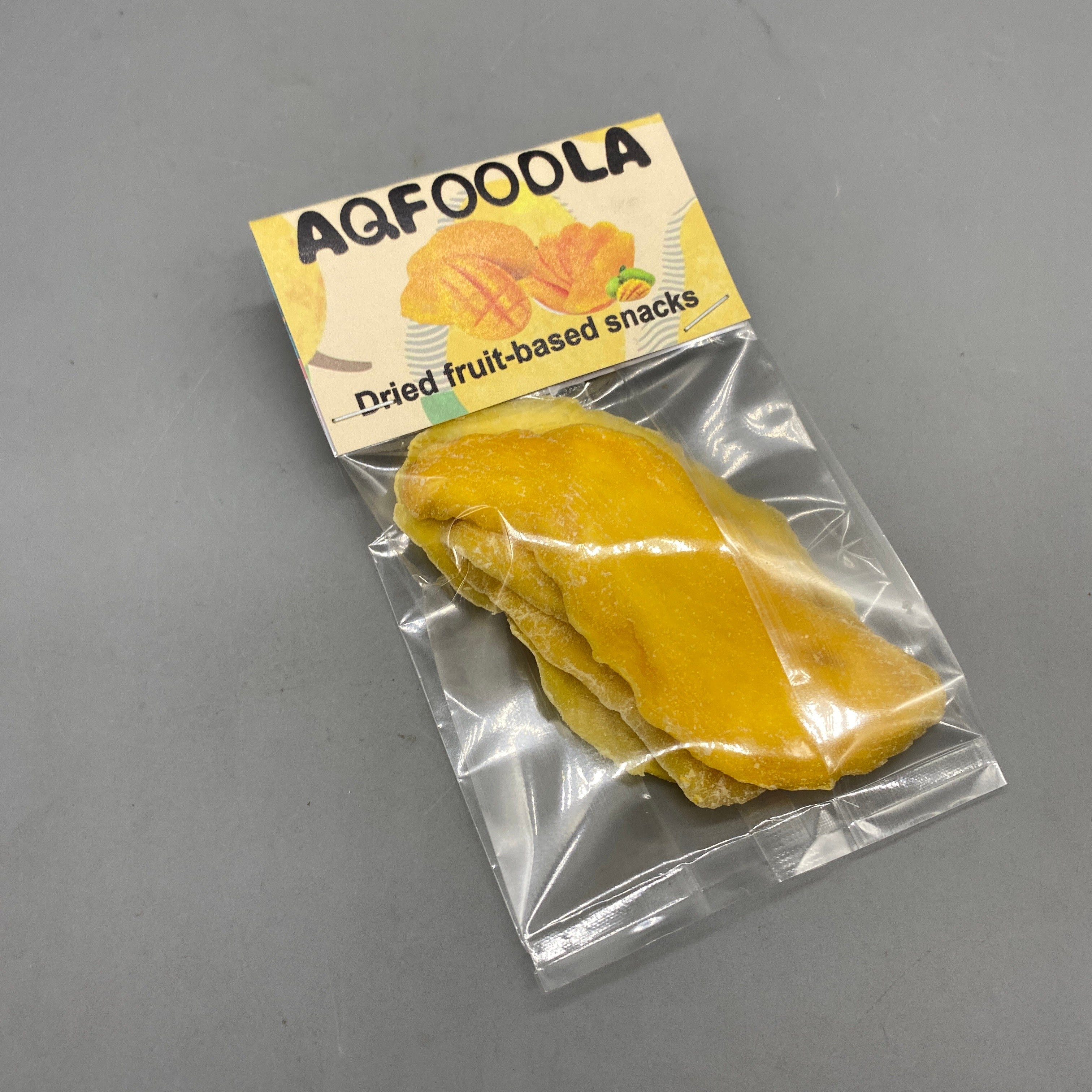 AQFOODLA Dried Fruit-Based Snacks, Thick-Cut Mango Slices, Freshly Picked, Juicy and Chewy, Rich Fruity Flavor