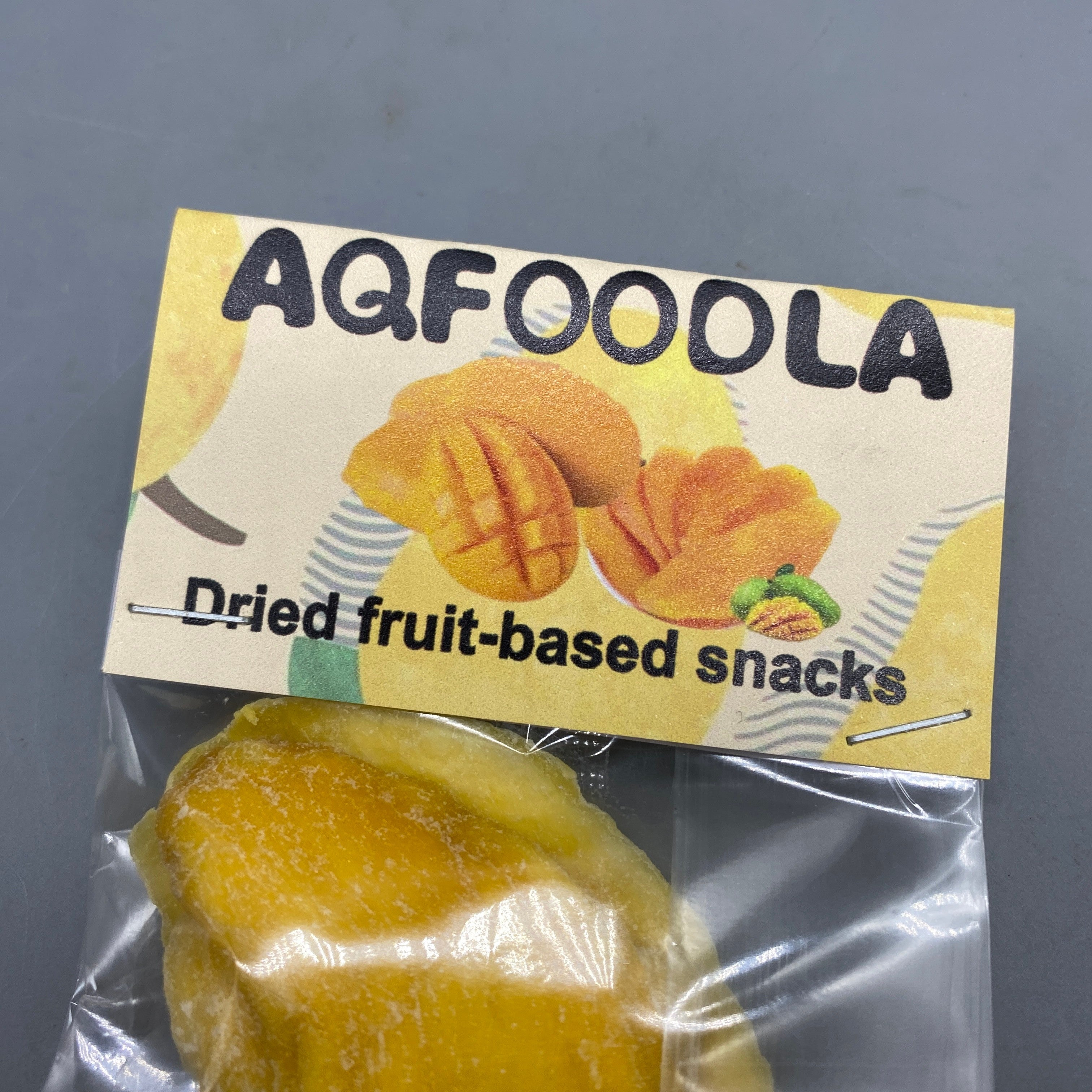 AQFOODLA Dried Fruit-Based Snacks, Thick-Cut Mango Slices, Freshly Picked, Juicy and Chewy, Rich Fruity Flavor