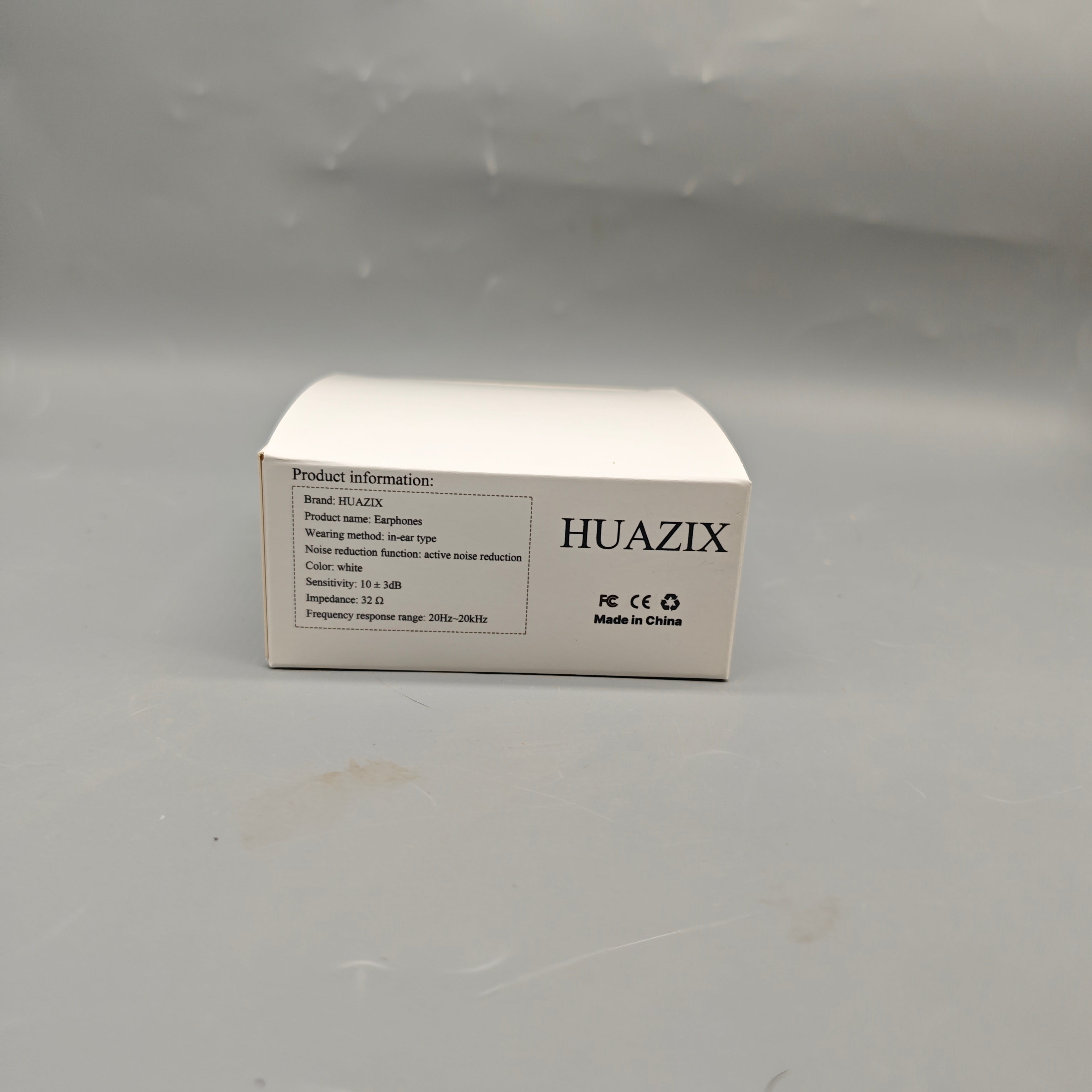 HUAZIX Earphones Active Noise Cancelling In-Ear Headphones 20Hz-20kHz Frequency 32Ω Impedance White Color