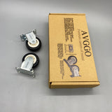 AVGGO Furniture Casters of Metal 20-90 lbs Load Capacity Ideal for Bedside Tables, Flower Racks