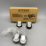 AVGGO Furniture Casters of Metal 20-90 lbs Load Capacity Ideal for Bedside Tables, Flower Racks