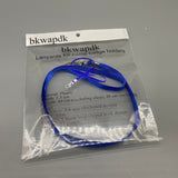 bkwapdk Lanyard for Name Badge Holders, Plastic, 1.5 cm Wide, 44-48 cm Adjustable Length, Classic Oval Hook, 0.6 mm Thickened Design