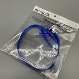 bkwapdk Lanyard for Name Badge Holders, Plastic, 1.5 cm Wide, 44-48 cm Adjustable Length, Classic Oval Hook, 0.6 mm Thickened Design