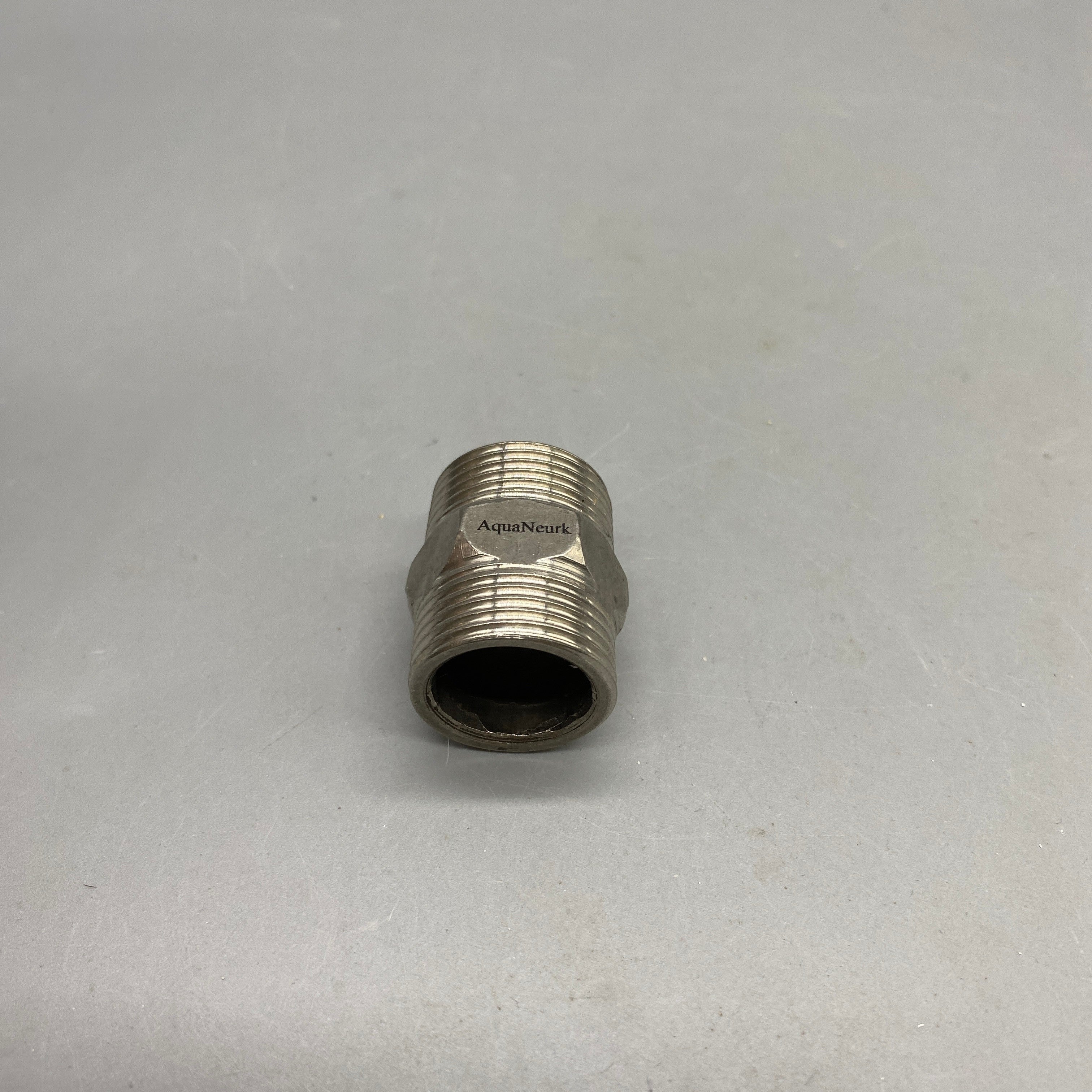 AquaNeurk Metal Pipe Fittings, 34×25mm Stainless Steel, Durable & Lightweight, 53.9g Tested Weight