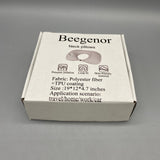 Beegenor Neck Pillow, Pressure Infusion Design, Skin-Friendly Polyester Fiber + TPU Coating, Travel, Home, Work, Car Use
