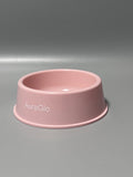 AuraGlo Pet Feeding Bowls, Pink, 15.5×13×6.2cm, Durable PP Material, Non-Slip Base Design for Cats and Dogs