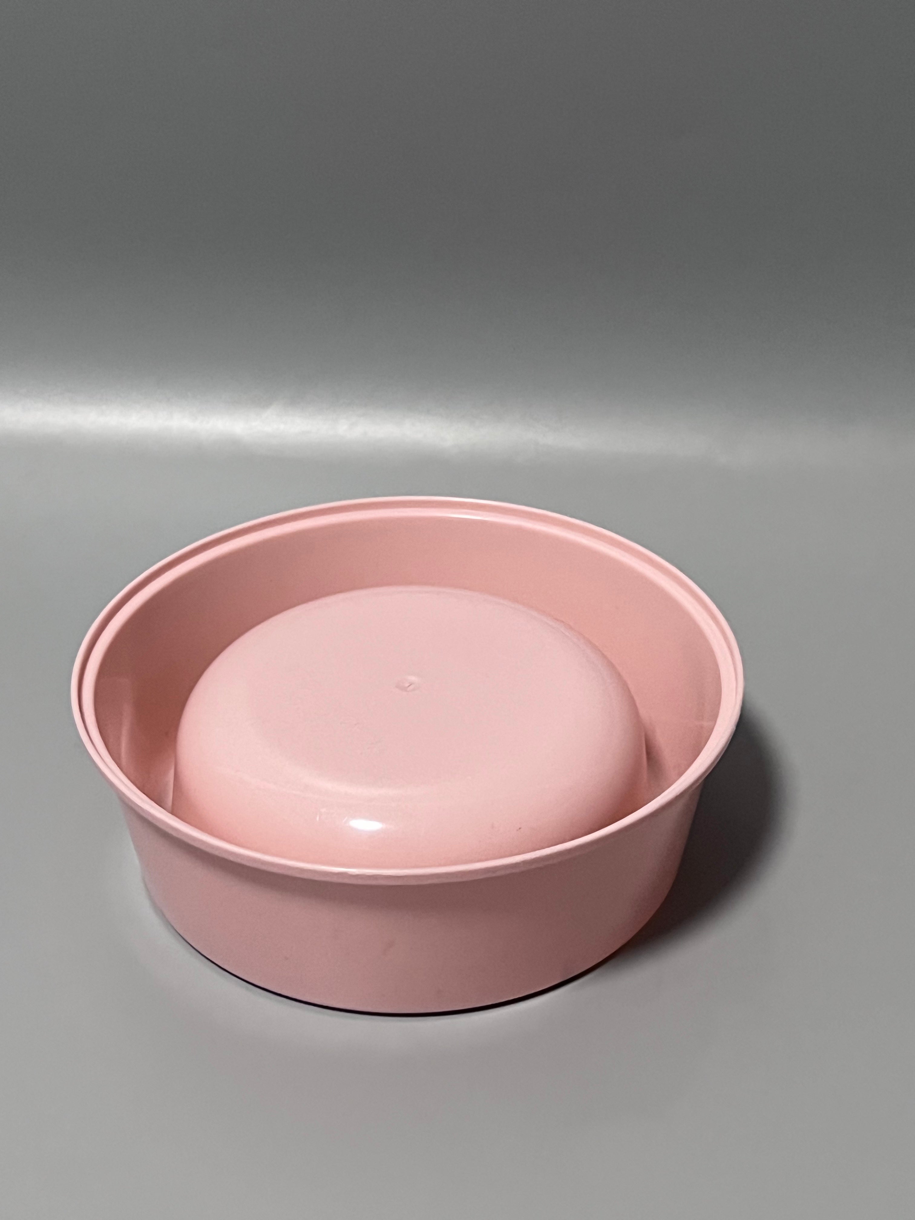 AuraGlo Pet Feeding Bowls, Pink, 15.5×13×6.2cm, Durable PP Material, Non-Slip Base Design for Cats and Dogs