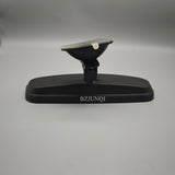 BZJUNQI Rearview Mirror – 360° Rotating Wide-Angle HD Mirror, Easy Suction Cup Installation, Black, 20×6×6.5cm