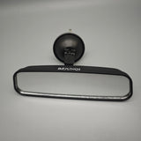 BZJUNQI Rearview Mirror – 360° Rotating Wide-Angle HD Mirror, Easy Suction Cup Installation, Black, 20×6×6.5cm