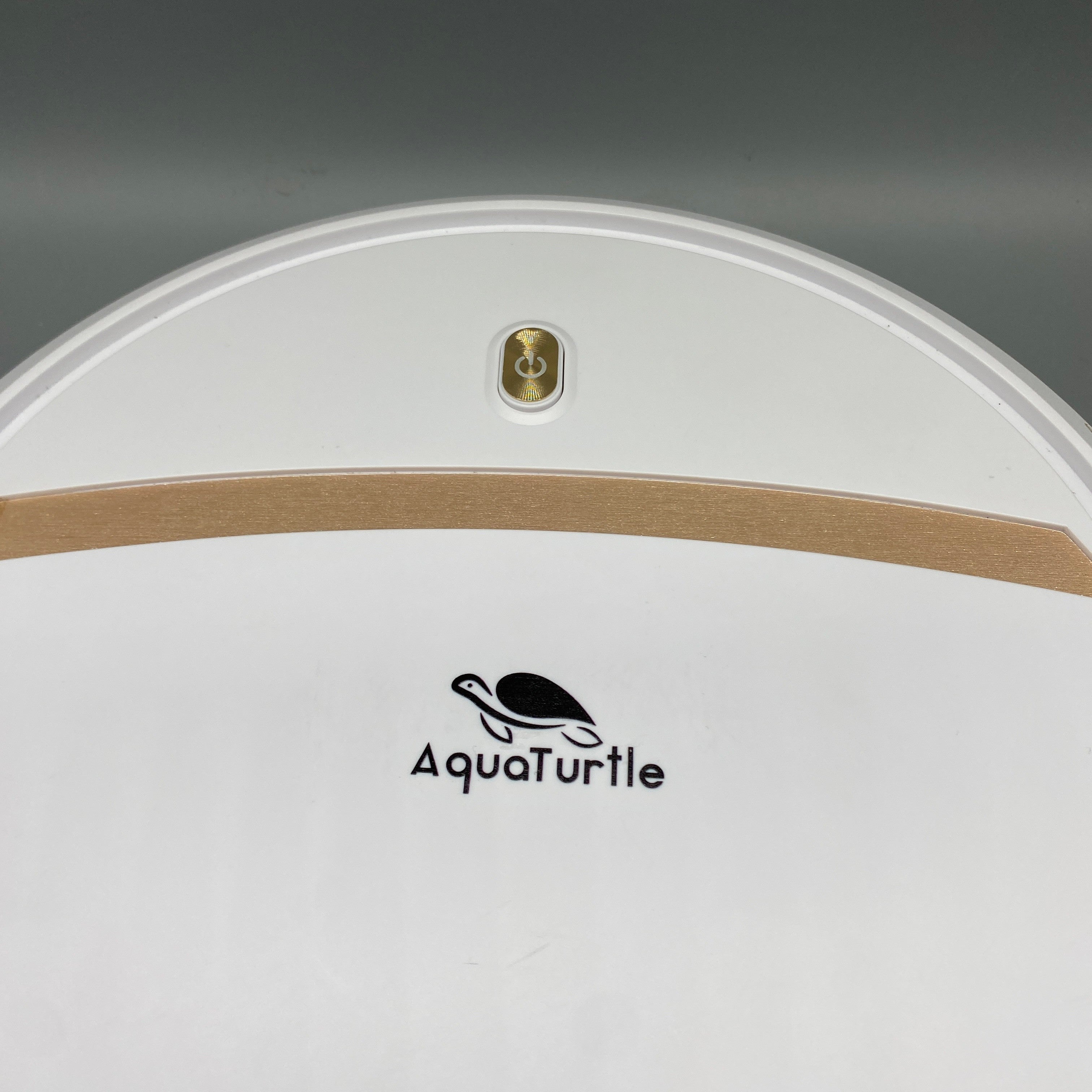 AquaTurtle Robotic Vacuum Cleaner, 3-in-1 Sweep, Mop & Suction, Hexagonal Brush, Universal Wheels, Long Battery Life, White