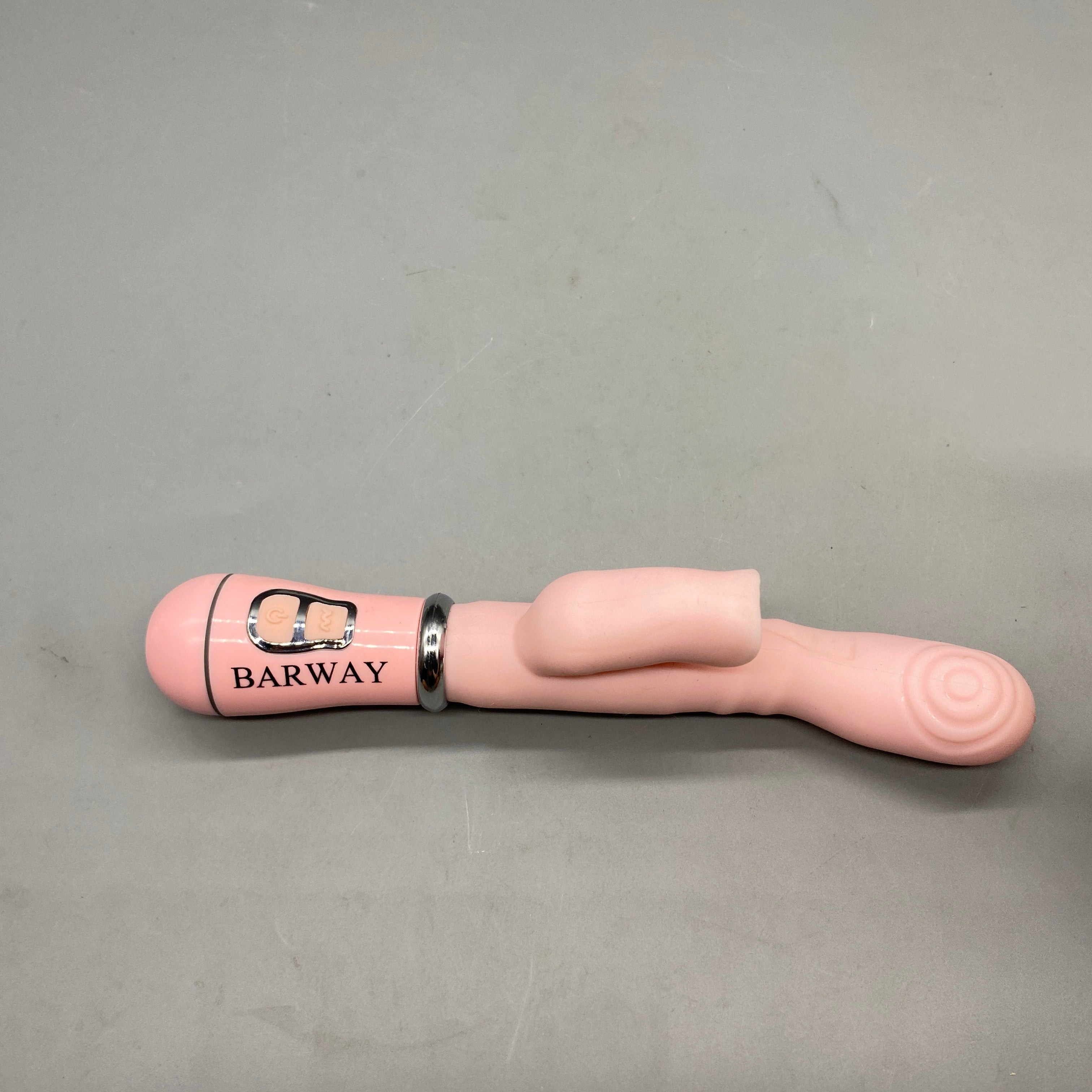 BARWAY Sex toys, Soft Silicone & ABS, USB Charging, Pink, Waterproof, Powerful Vibrations