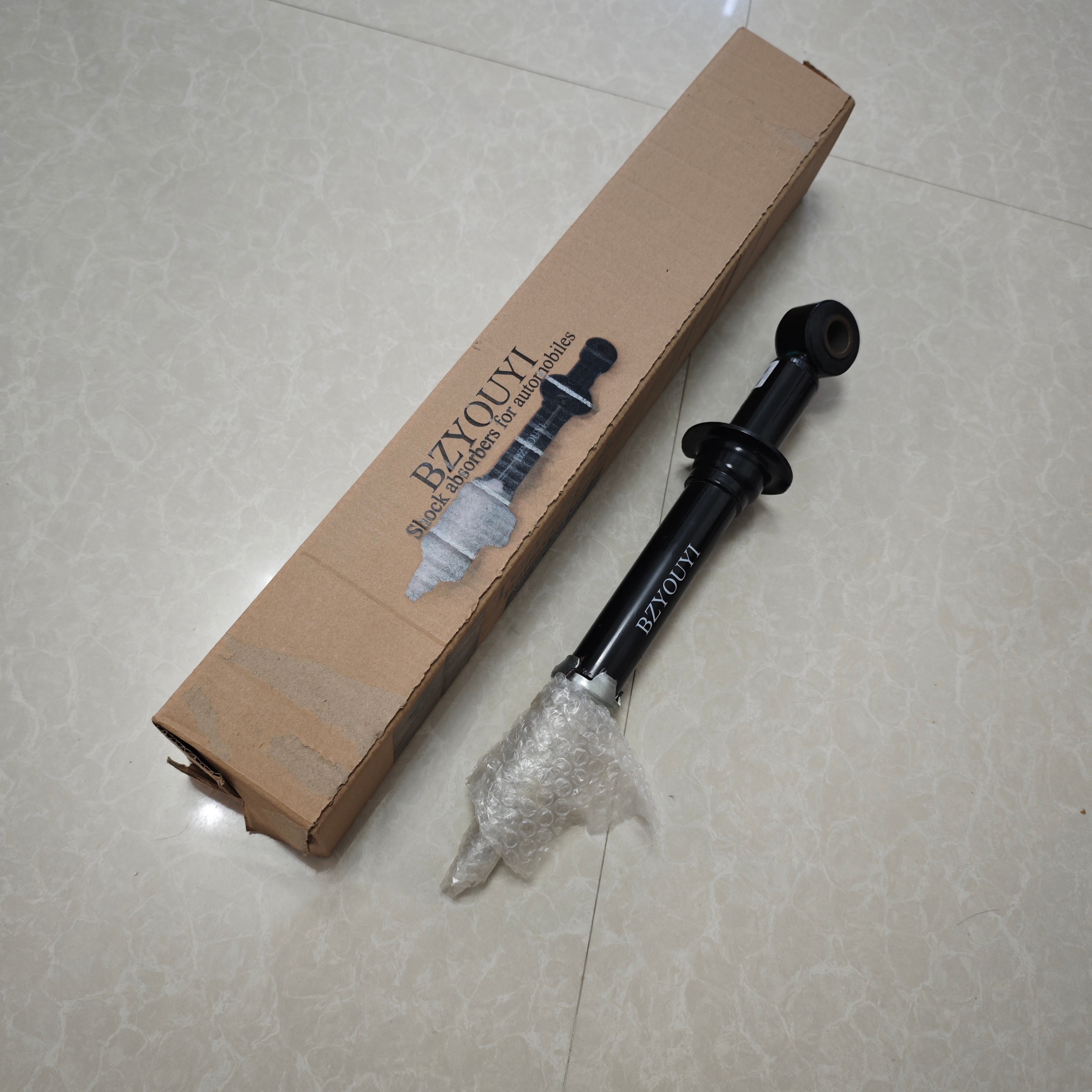 BZYOUYI Shock Absorbers for Automobiles – 290×35mm, 10mm Mounting Hole, 6mm Spring Thickness, Durable Suspension System