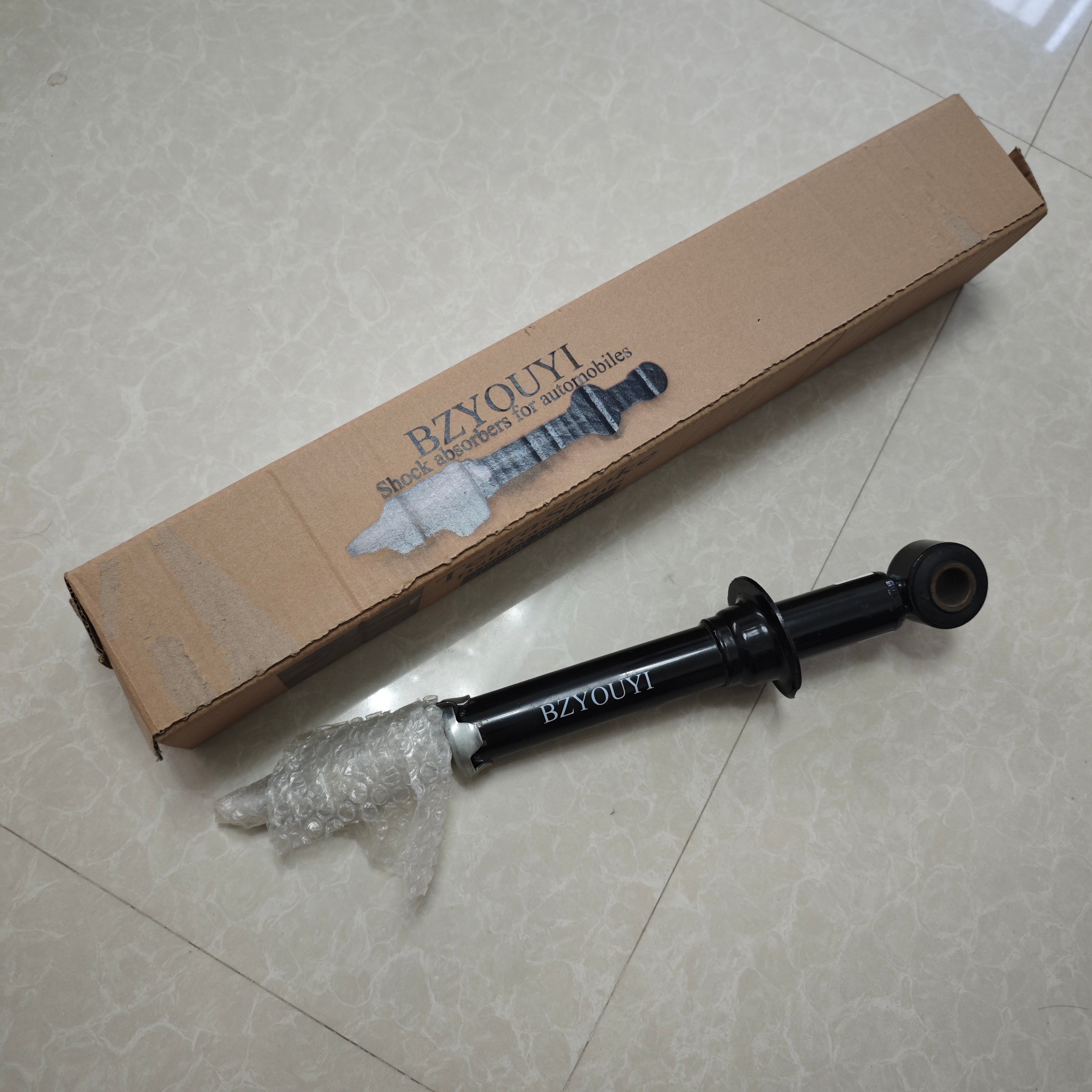 BZYOUYI Shock Absorbers for Automobiles – 290×35mm, 10mm Mounting Hole, 6mm Spring Thickness, Durable Suspension System