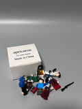 apricaron Toy Action Figures, Movable Joint Design, Building Block Assembly, Customizable Outfits