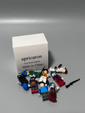 apricaron Toy Action Figures, Movable Joint Design, Building Block Assembly, Customizable Outfits