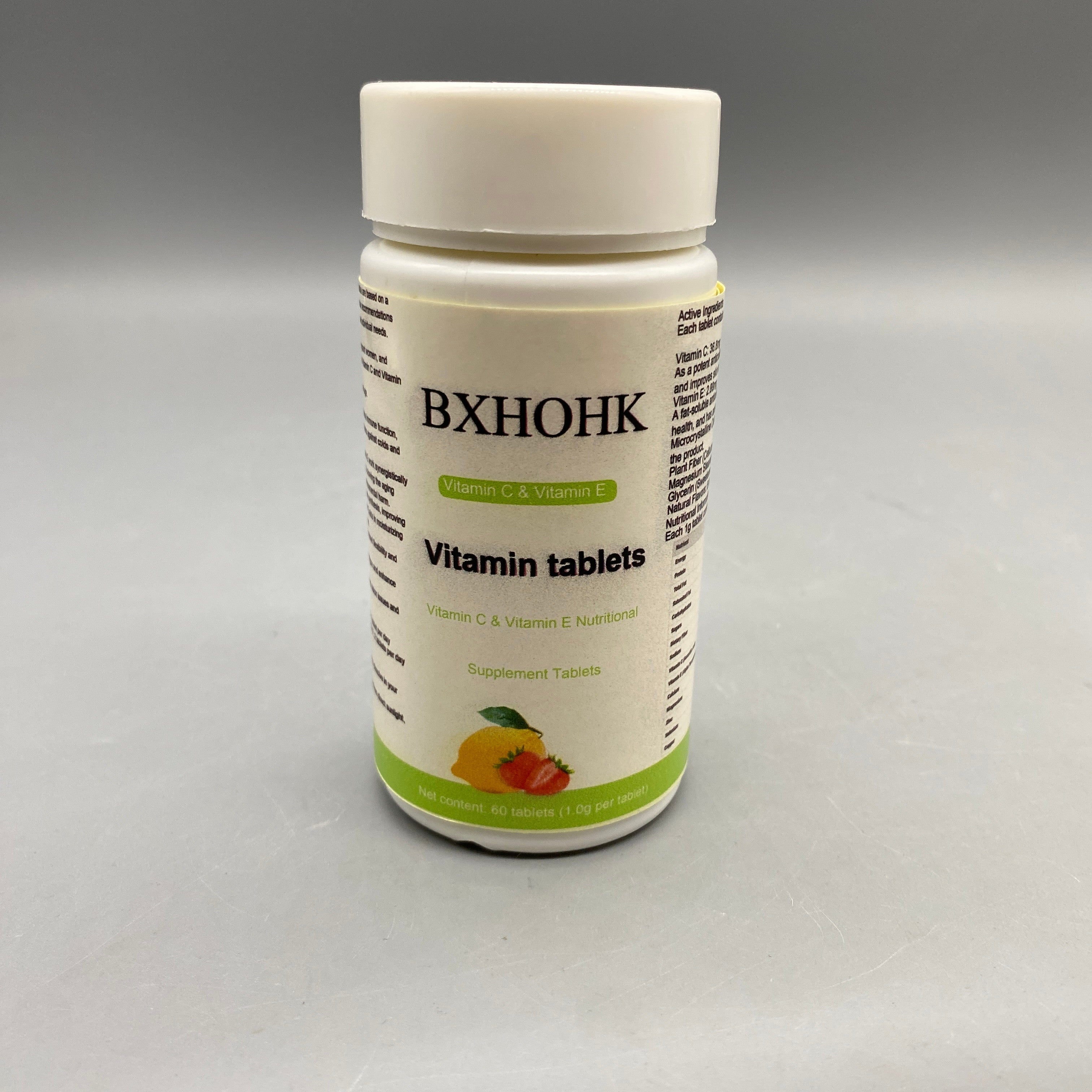 BXHOHK Vitamin ablets, 60 Count, Immune Support, Antioxidant, Skin Health & Heart Wellness, Suitable for Ages 4+, Pregnancy & Lactation