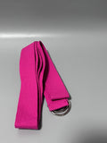 bibiPort Yoga Straps, High-Elasticity Latex Material, Durable & Tear-Resistant, Uniform Thickness, Pink Fitness Resistance Band for Stretching & Exercise