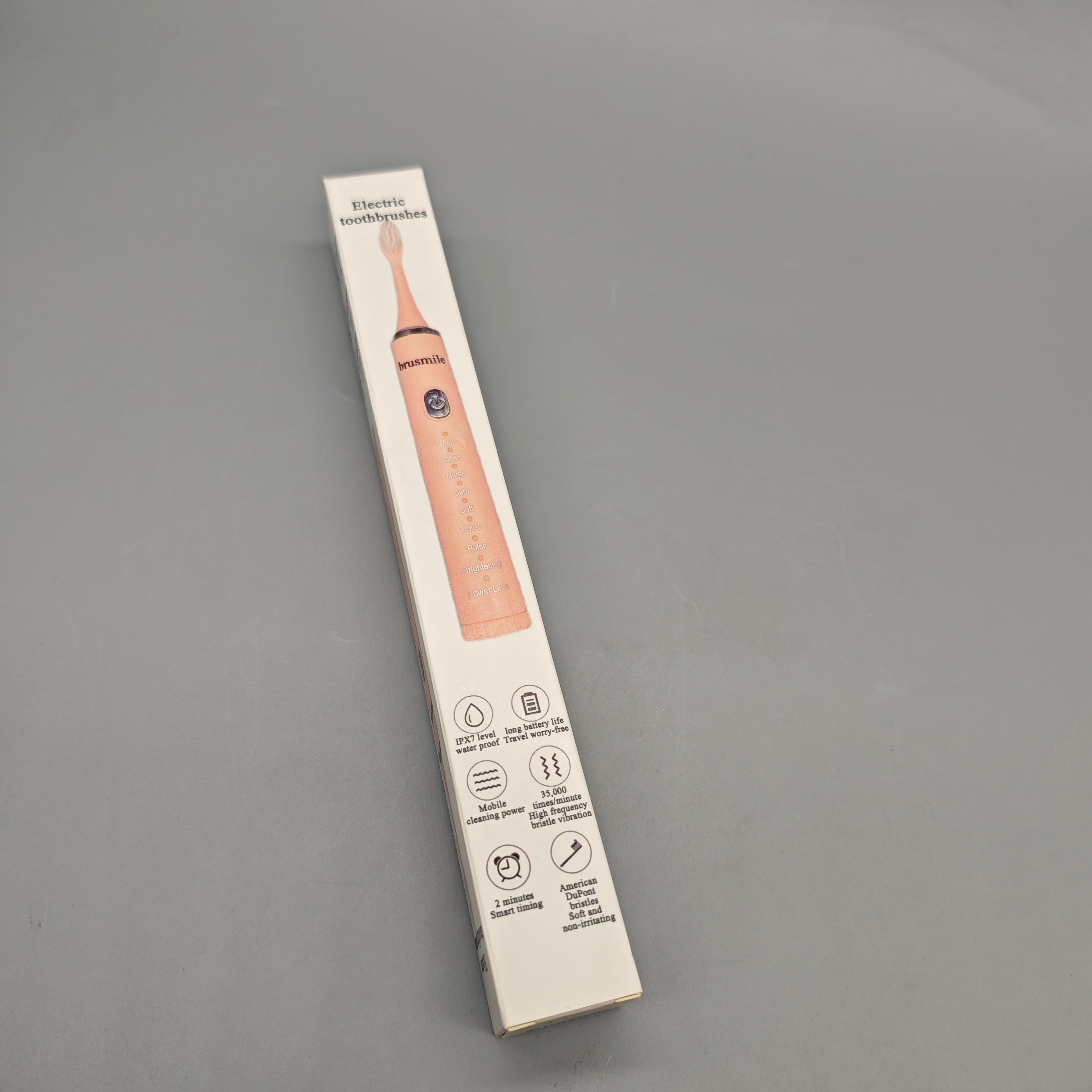 Brusmile Electric Toothbrush - Soft Bristles, U-Shaped Brush Head, USB Rechargeable, Sonic Technology - Individual Packaging - Ideal for Adults