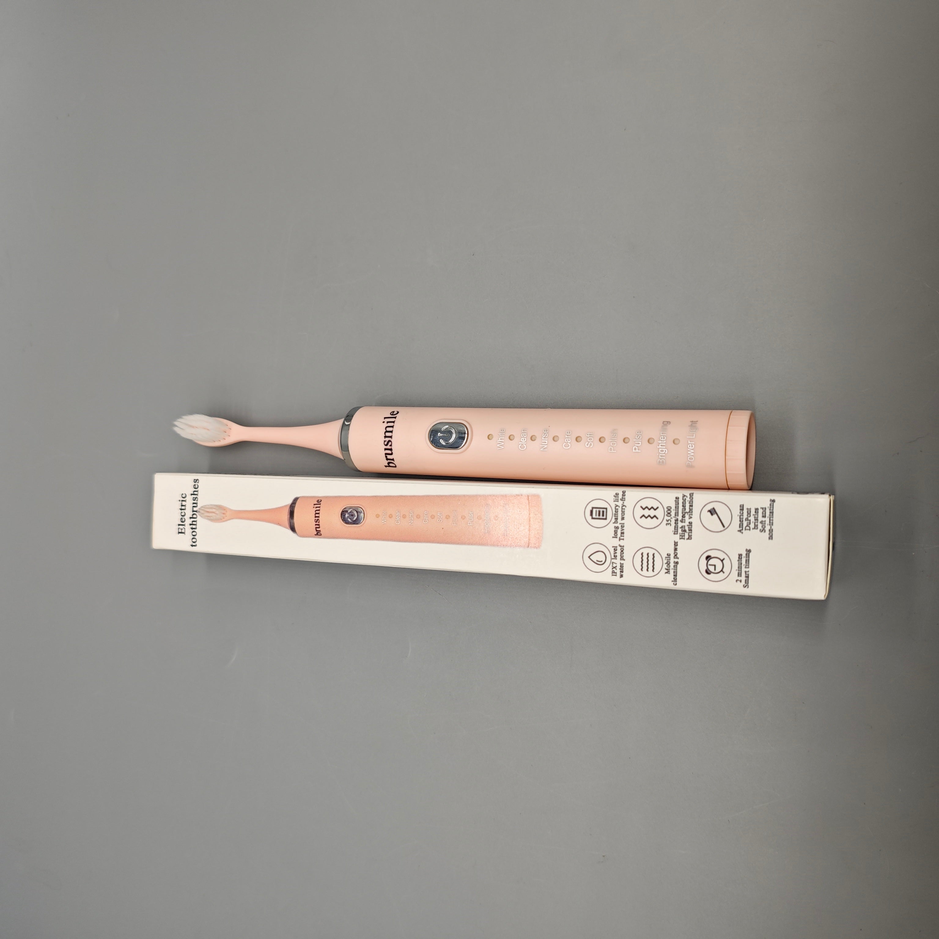 Brusmile Electric Toothbrush - Soft Bristles, U-Shaped Brush Head, USB Rechargeable, Sonic Technology - Individual Packaging - Ideal for Adults