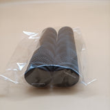 Americruise Motorcycle Handle Bar Grips, Premium Soft Rubber, Black, 11.7cm, Enhanced Comfort and Shock Absorption