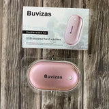 Buvizas USB-Powered Hand Warmers, Your Ultimate Solution to Winter Chill, Stay Cozy and Connected All Day Long!"