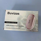 Buvizas USB-Powered Hand Warmers, Your Ultimate Solution to Winter Chill, Stay Cozy and Connected All Day Long!"