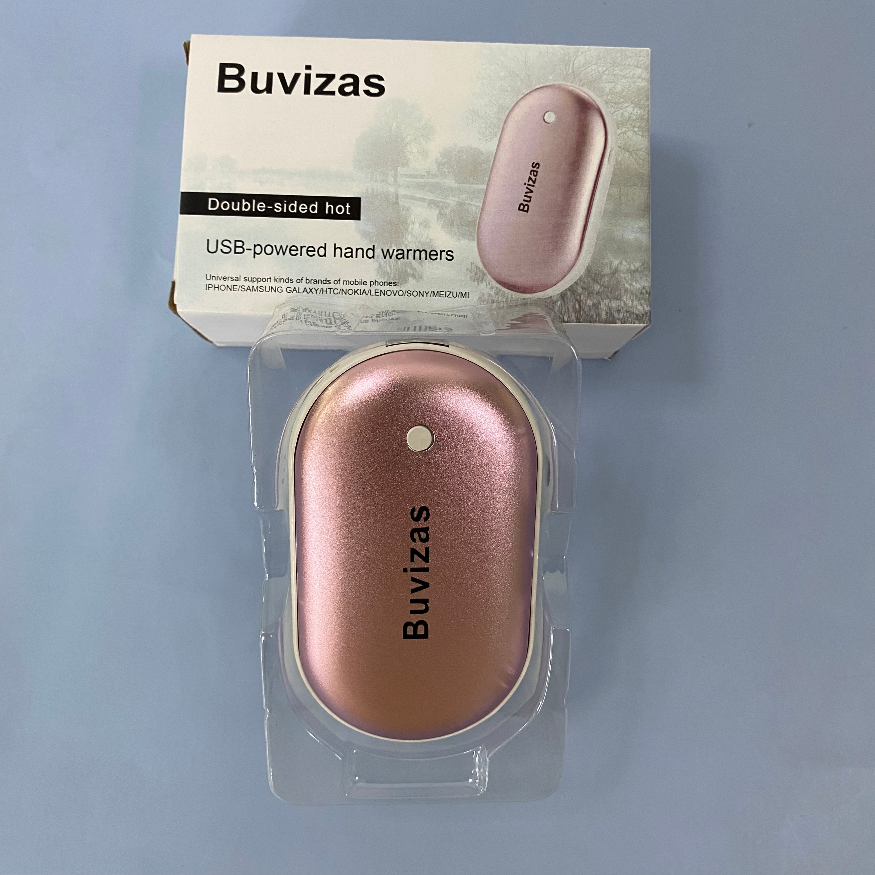 Buvizas USB-Powered Hand Warmers, Your Ultimate Solution to Winter Chill, Stay Cozy and Connected All Day Long!"
