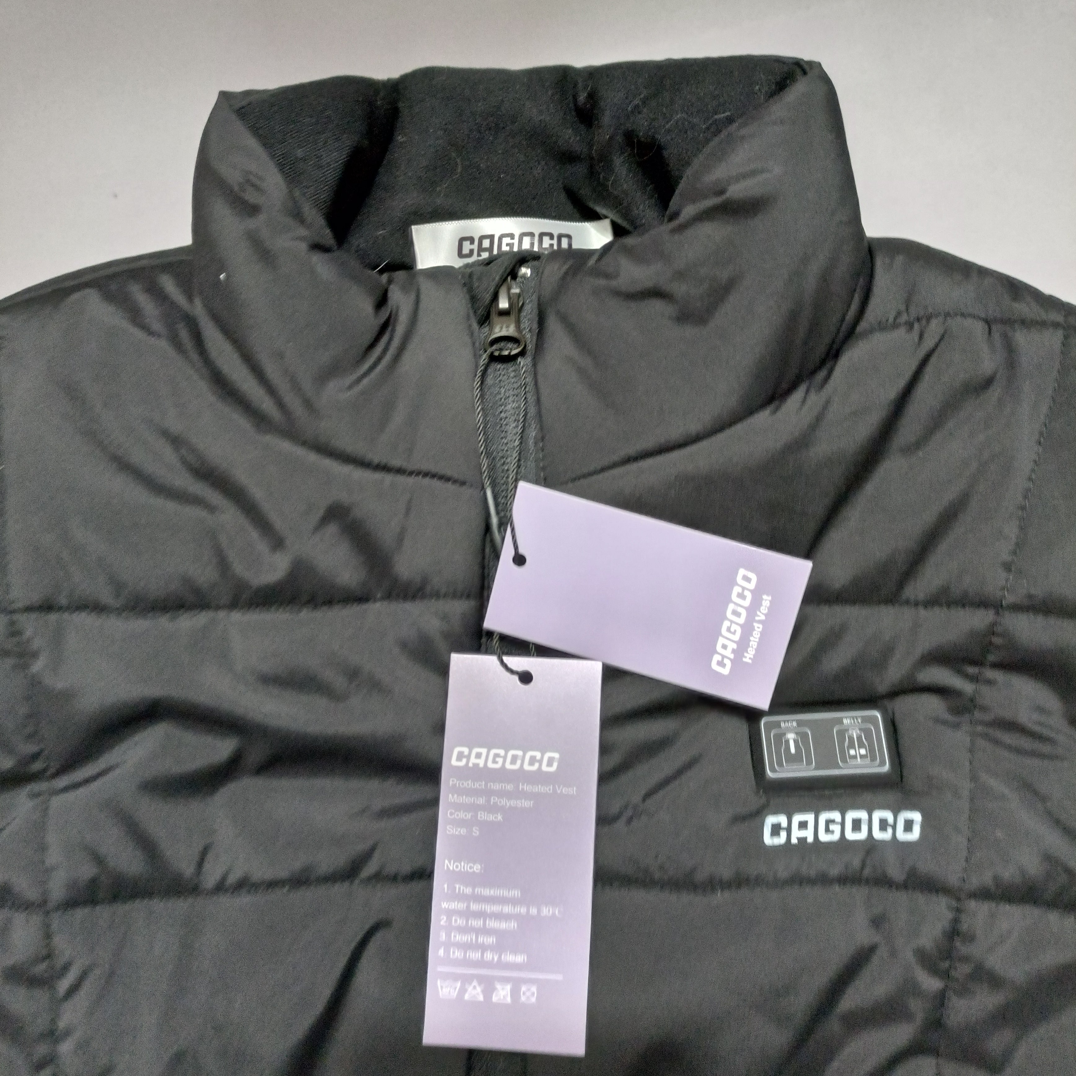 Cagoco Heated Vest,Lightweight Unisex Heating Vest With Battery Pack, Heated Vest For Men and Women
