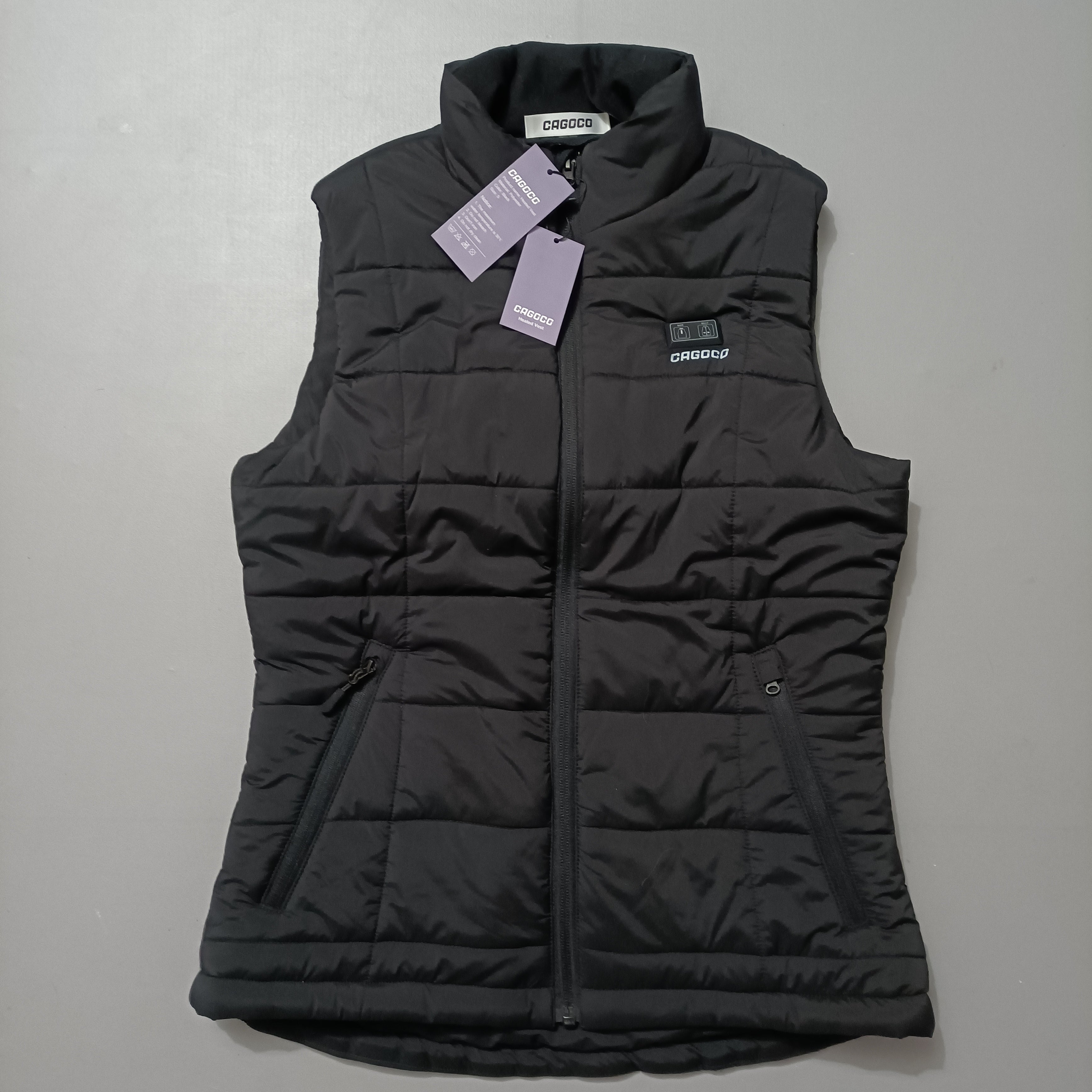 Cagoco Heated Vest,Lightweight Unisex Heating Vest With Battery Pack, Heated Vest For Men and Women