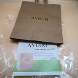 AVEUO 10 Pack 25*13.5*25cm Paper bags for packaging,Brown Paper Bags Gift Bags Ideal for Shopping, Packaging, Retail