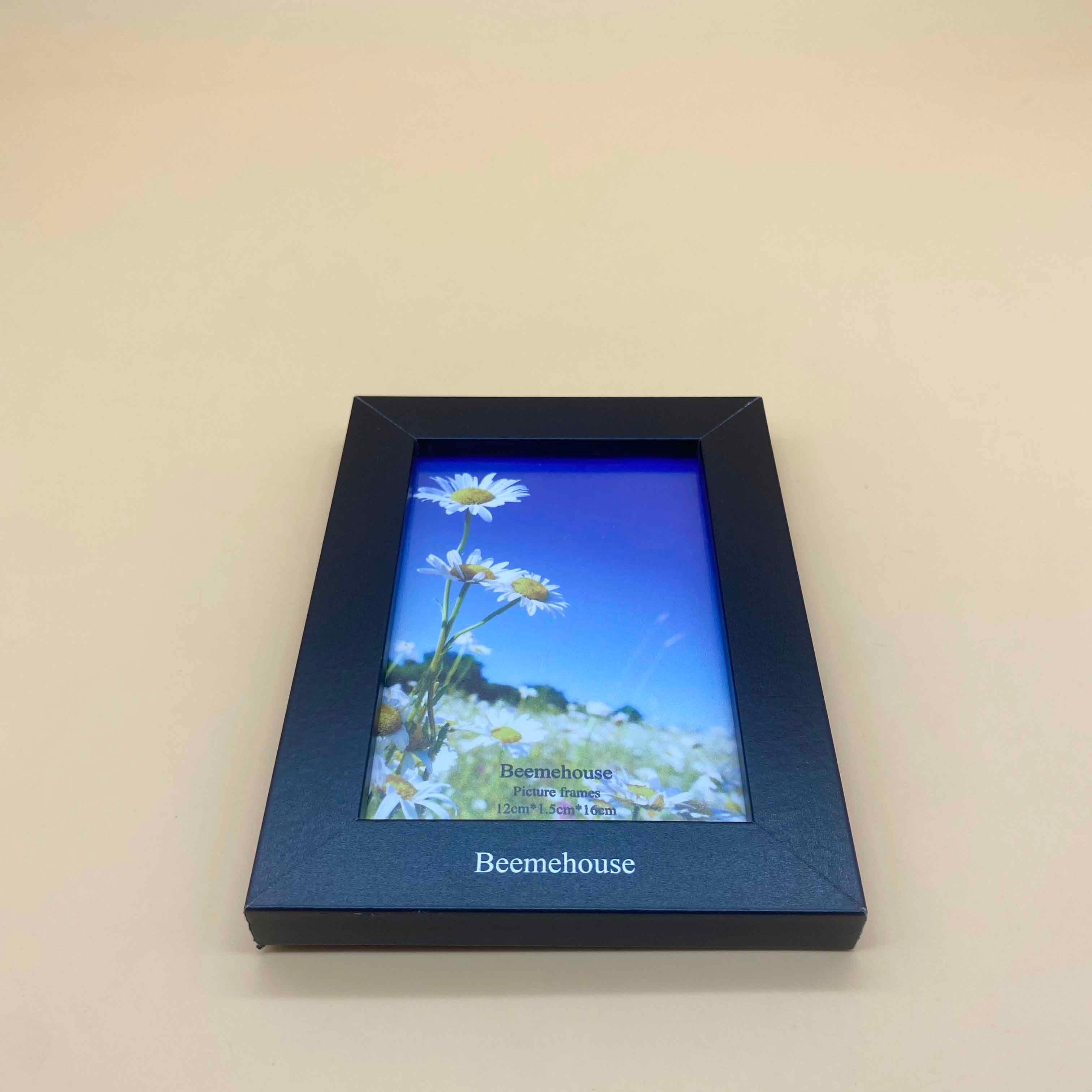 Beamhouse Picture frames high end contemporary style for wall or table display, black frame