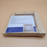 BTMLTAI Silk screen prints,16.5*16.5 cmWood Frame, White Mesh(1 Pack)
