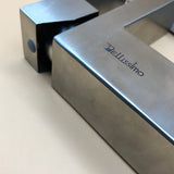 BELLISSIMO Taps being faucets, Single  Stainless Steel Handle Bathroom Sink Faucet Modern Square Tap