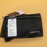 AONUOWE5 Waist pouches, 3-Zipper Pockets Waist Packs for Men Women,for Hiking Running And Cycling
