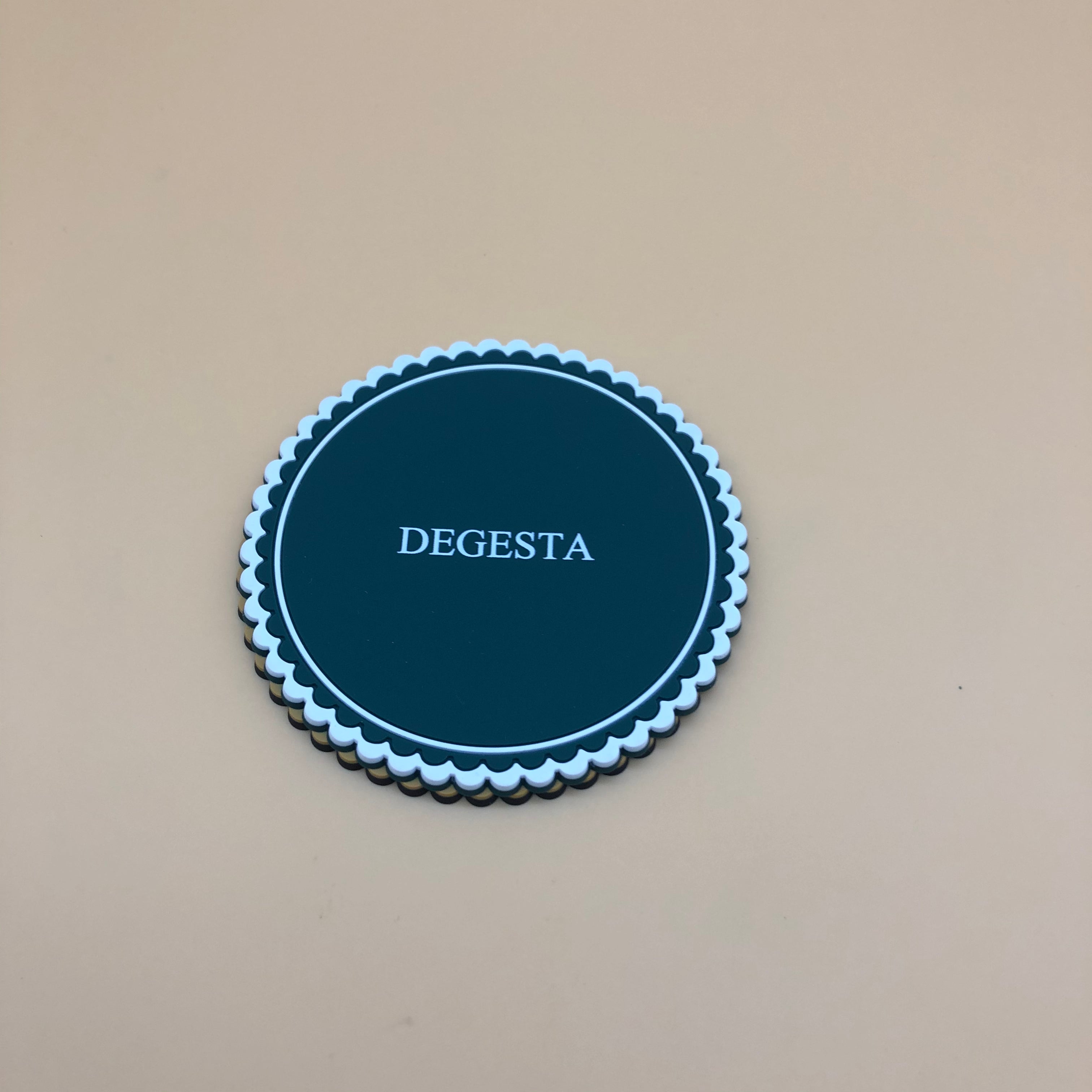 DEGESTA coasters, Non-Slip Cup Coasters, Heat Resistant , Furniture Protection from Damage