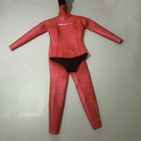 TRUDIVE 2-Piece Separable Diving Wetsuit - Jacket & Pants in Vibrant Red