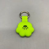 FAINDMOO Protective cases for use wth wireless electronic devices for locating and tracking personal objects, Cat Paw Design, Fits 2.5cm Collar, Silicone, Shock-Resistant, 6.5x3.5cm, Green