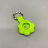 FAINDMOO Protective cases for use wth wireless electronic devices for locating and tracking personal objects, Cat Paw Design, Fits 2.5cm Collar, Silicone, Shock-Resistant, 6.5x3.5cm, Green