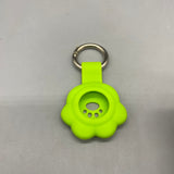 FAINDMOO Protective cases for use wth wireless electronic devices for locating and tracking personal objects, Cat Paw Design, Fits 2.5cm Collar, Silicone, Shock-Resistant, 6.5x3.5cm, Green