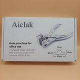 Aiclak Hole punchers for office use,High-end alloy steel production, exquisite modeling, environmental protection and safety, more accurate and convenient drilling